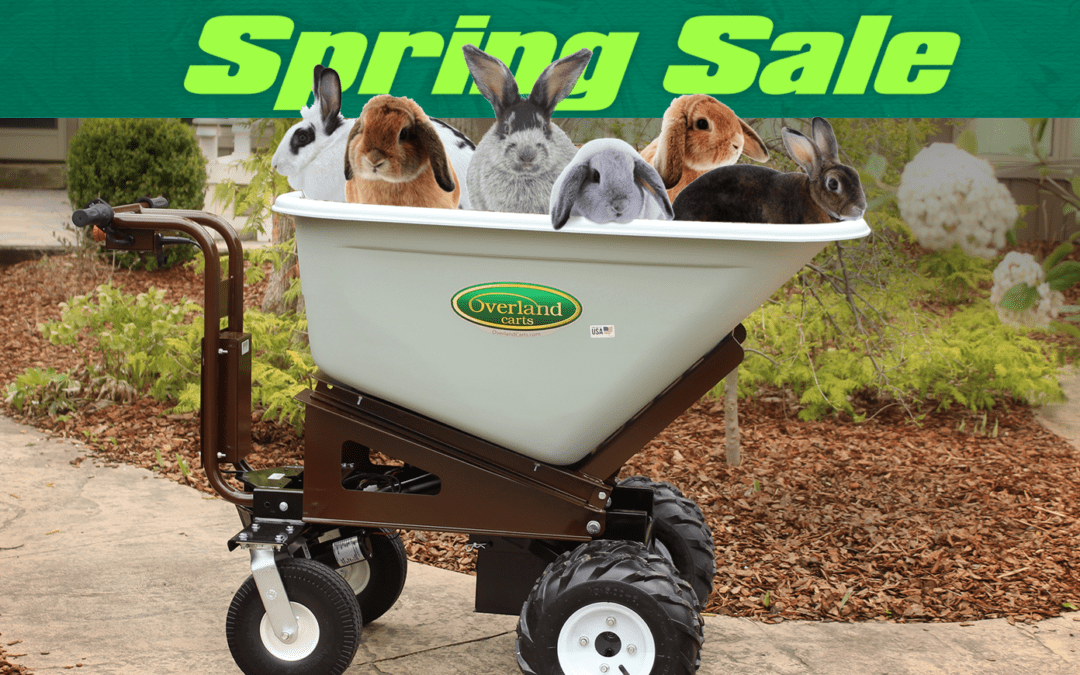 Boost Your Productivity This Spring With Overland Powered Carts!