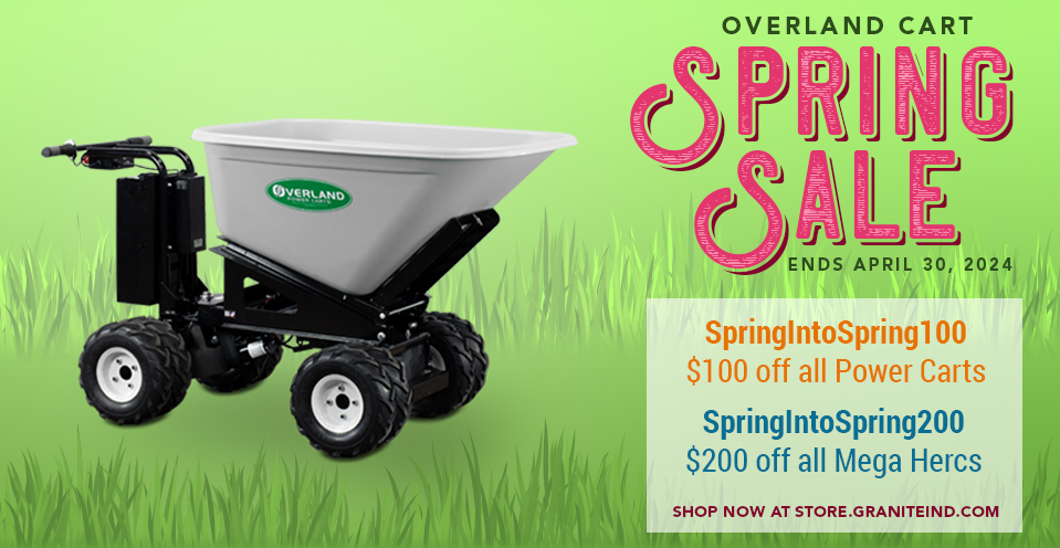 Overland Power Cart 2024 Spring Sale!
